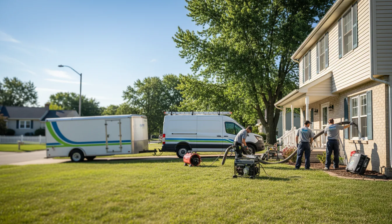 Flooded Basement Restoration And Cleanup With Repair in Randall, KS near me